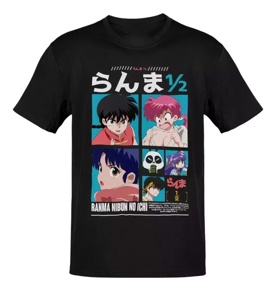Anime Ranma 12 Ranma Akane Genma Shampoo TShirt Size S4XL Gift For Friends S
