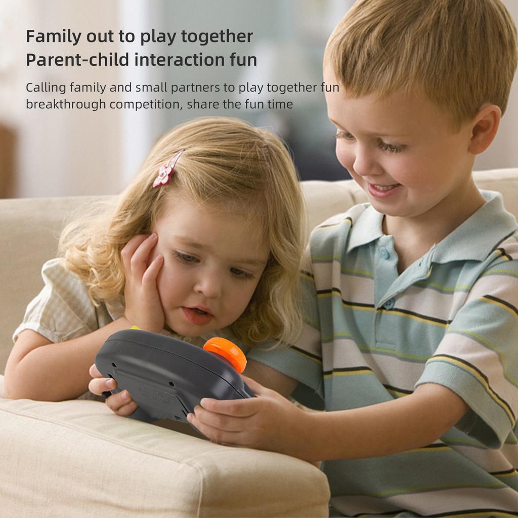 Handheld Memory Game 4 Modes Light and Sound Fun Toy Electronic Memory Game for Kids Steering Wheel Shape