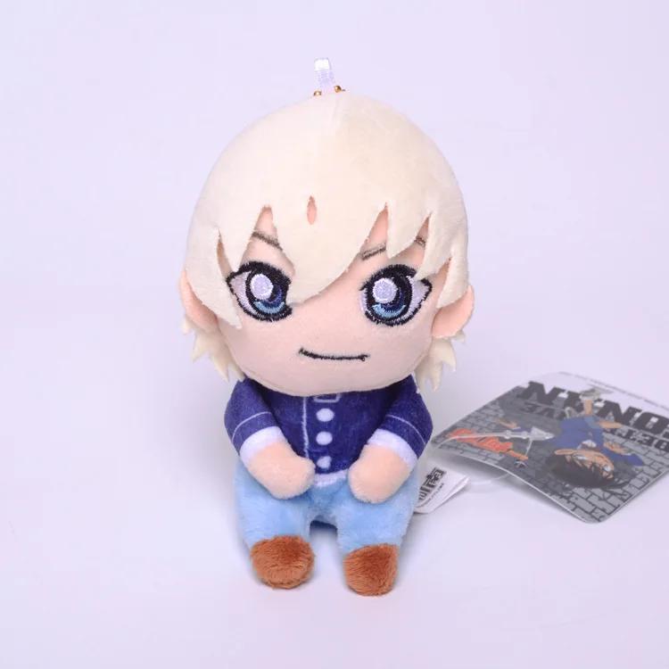 Anime Mouri Ran Cosplay Haibara Ai Furuya Rei Offender Akai Shuichi Adorable Plush Backpack Pendant Keychain Keyring 10cm Gift