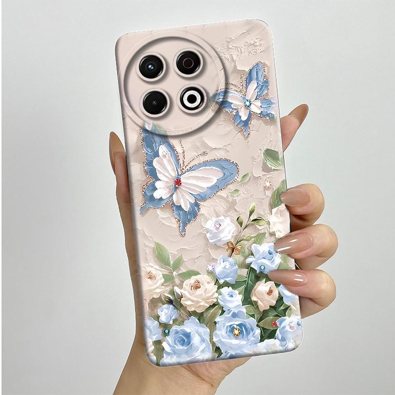 For Tecno Spark 30 Pro KL7 Phone Case 30Pro 4G Cover Soft Silicone Sweet Painted Shell Cartoon Funda Lovely Printed Casing Coque
