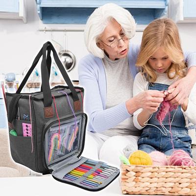 Handtasche für Nähnadeln mit großer Kapazität, Nähtasche, Garnaufbewahrungstaschen, Stricknadeln, Nähzubehör