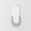 Invisible Ice Silk Low-Cut Boat Socks with Non-Slip Heel & Forefoot, Solid Color, Half-Palm Strap, Perfect for High Heels.