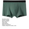 Men Boxers Soft Breathable U Convex Striped Print Mid Waist Stretchy Moisture-wicking Elastic Waist Quick Dry Anti-septic Men Underpants Underwear