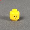 9pcsMOC Blocks 8034 8046 Traditional smile laugh expression 4cm Figure Face Printed Head Assembled Construction Bricks Children Playthings
