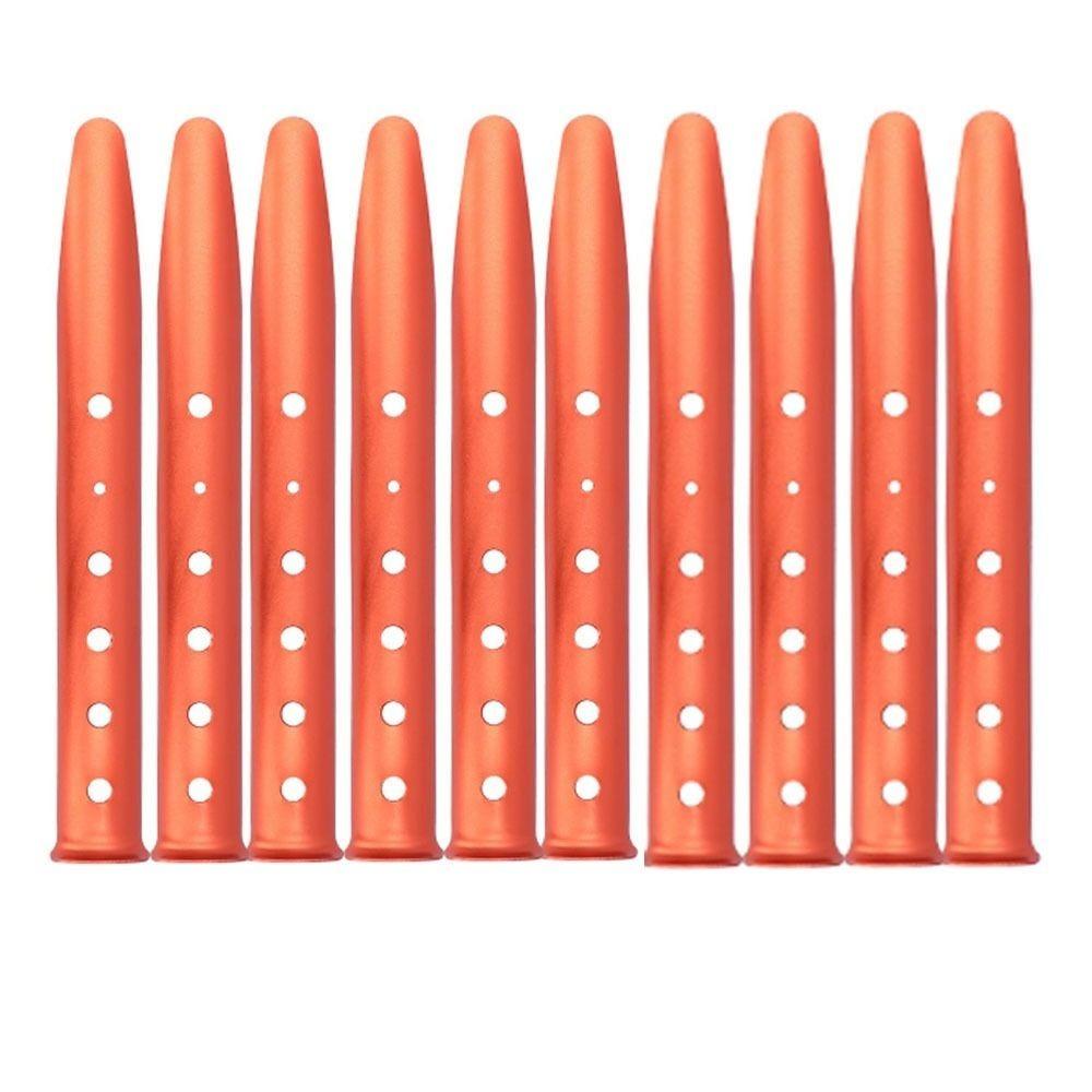

10 Pcs Lightweight U Shaped Tent Pegs Aluminum Alloy Camping Ground Stakes Tent Stakes Camping