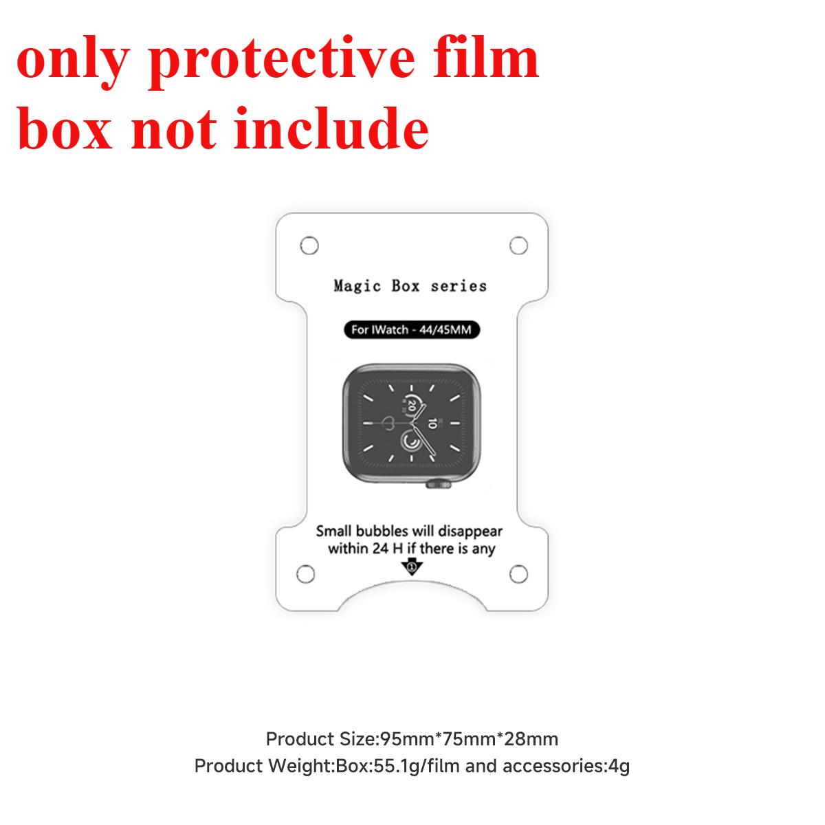 

Screen Protector Kit Watch Film Artifact Dust-Free Magic Box For Apple Watch 44 45 40 41mm S10 42mm 46mm Anti-Dust Prevention for 40mm