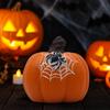 Handicraft Halloween Pumpkin Figurine Model Spider Web Pumpkin Statue  Festival Decor