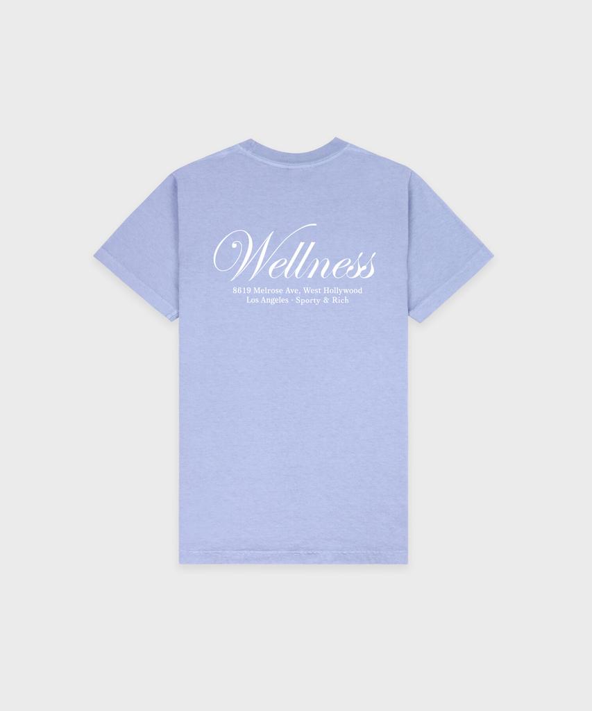 SPORTY&RICH Avenue T-Shirt Unisex - Periwinkle R265Aut003