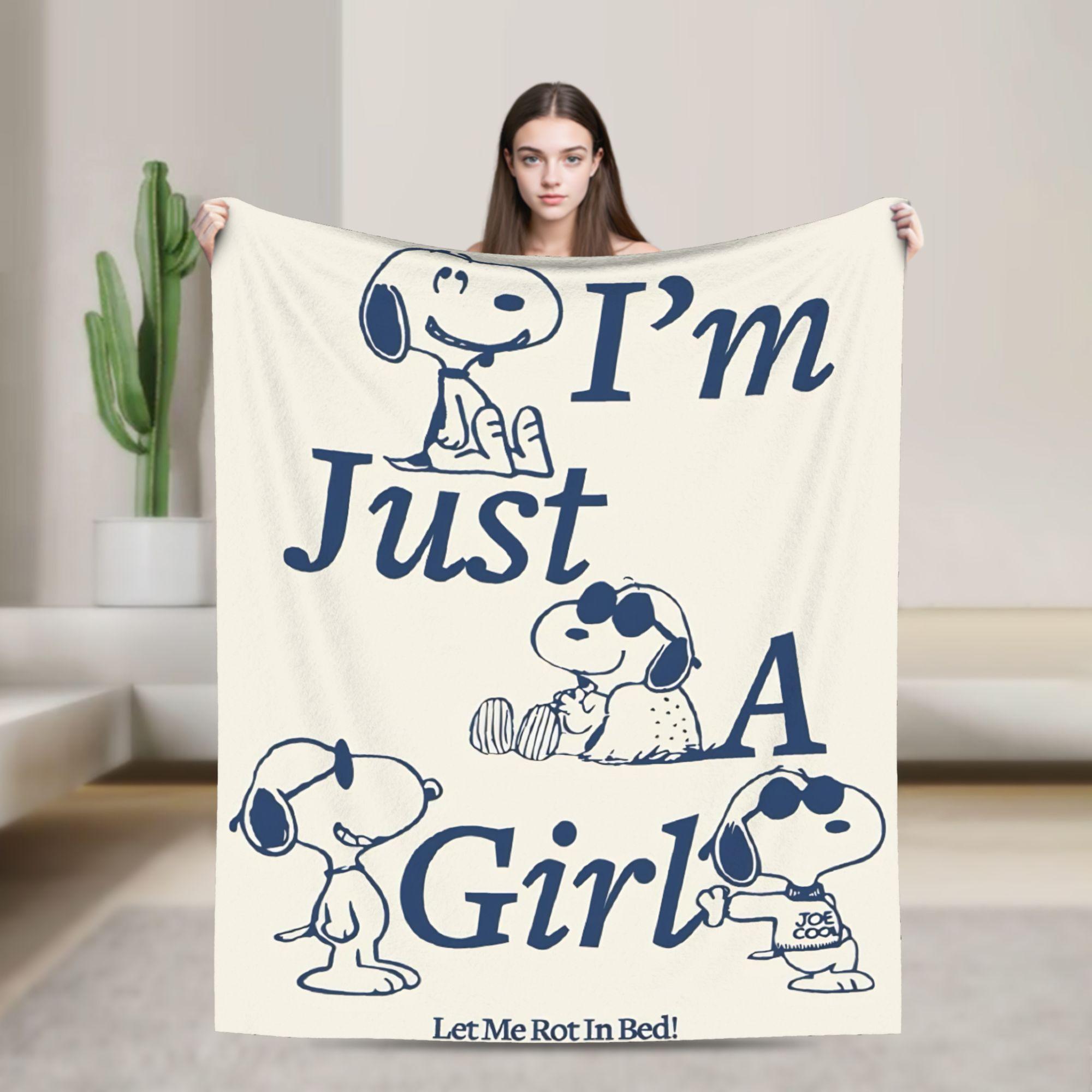 

Peanuts Woodstock with Friends Blanket Quality Super Warm Throw Blanket Winter Decorative Couch Bed Comfortable Bedspread 30x40in