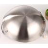 Commercial Stainless Steel Double-Handle Round-Bottom Wok