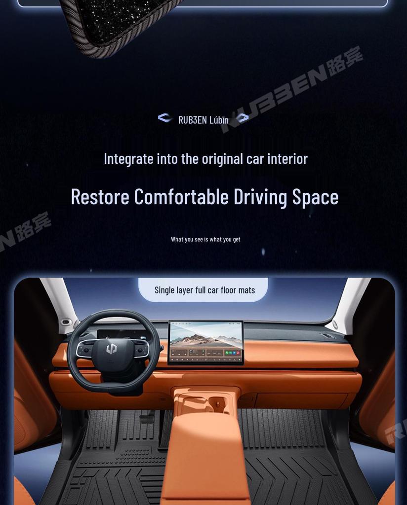 Leapmotor C0/B0/C/C6 TPE Floor Mats & Trunk Mat with Door Sill Protectors