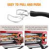 2Pcs Air Fryer Convection Toaster Oven Tray Extractor Grills Extractor Oven Rack Pull Tool Grills Clip for Air Fryer