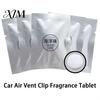 Car Air Freshener 10Pcs Fragrance Tablet Long Lasting Replacement Solid Scent Vent Clip Refill Vehicle Supplies Aromatherapy