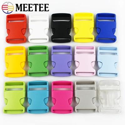10ks Meetee 15-38mm Plastová rychloupínací přezka pro popruh batohu Spona na obojek pro domácí mazlíčky Háčky na spojení popruhu Pásky DIY příslušenství