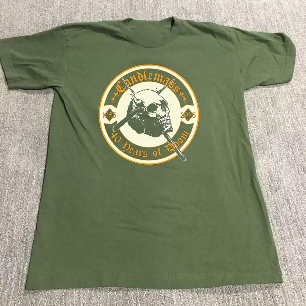 NEW Candlemass Band Logo Classic T Shirt Green Size S to 5XL BT892 Unisex T-Shirt M