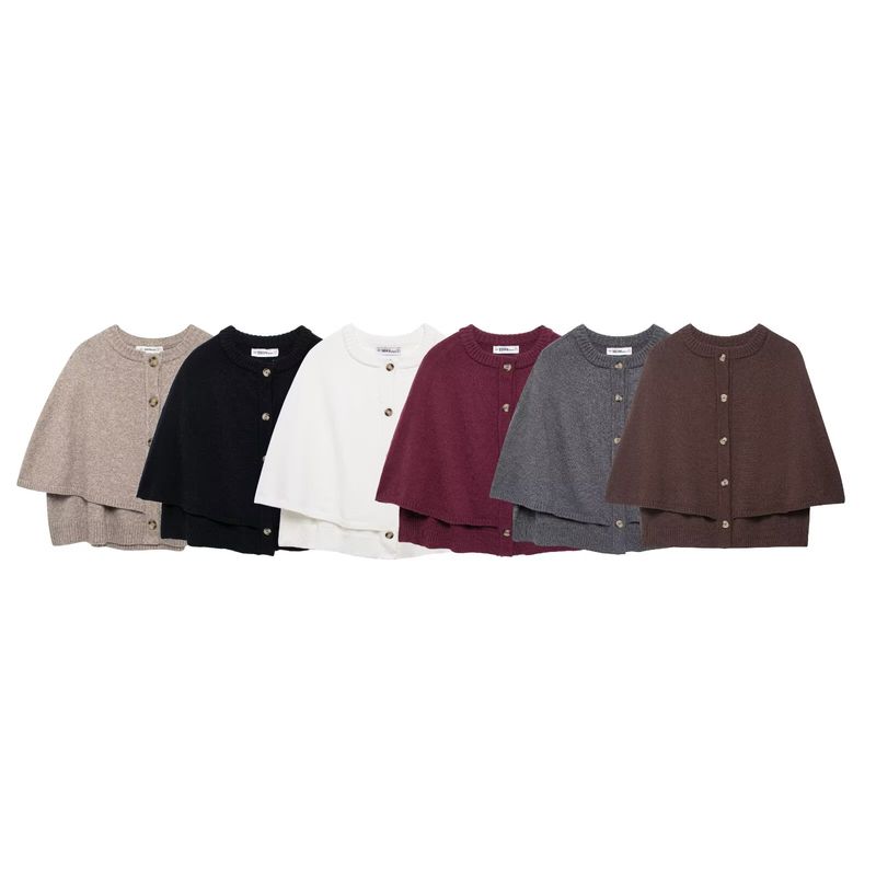 Kaslead New Arrival Women's Clothing Fashion Style Easiest for Match Casual Knitting Shawl Sweater 2488107