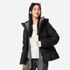 Li Ning Hot Pot Down Jacket Series Fitness Series Hooded Simple Slim Solid Color Versatile Long Sleeve Short Down Jacket Women Jacket AYMV400-2