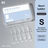 100Pcs/box Single Size Full Cover Nail Tips Clear Press On The Tip Nail Matte False Nail Tips Nail Extension Art Salon