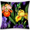 Beautiful Flower Pattern Pillowcase Square Car Sofa Cushion Pillowcase