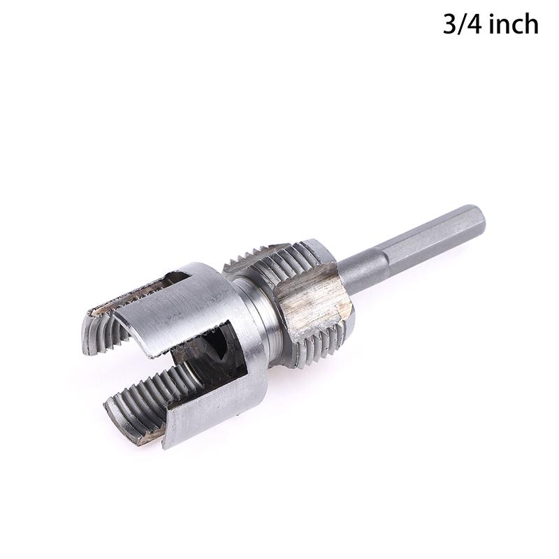 Integrated PPR Pipe Thread Opener - Electric Drill Threading Device for 1/2 DN15 & 3/4 DN20 Plumbing, Repair Tool