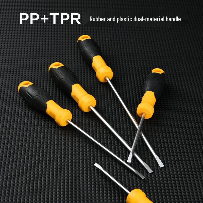 Deli Industrial Grade Slotted Screwdriver: Household Tool
