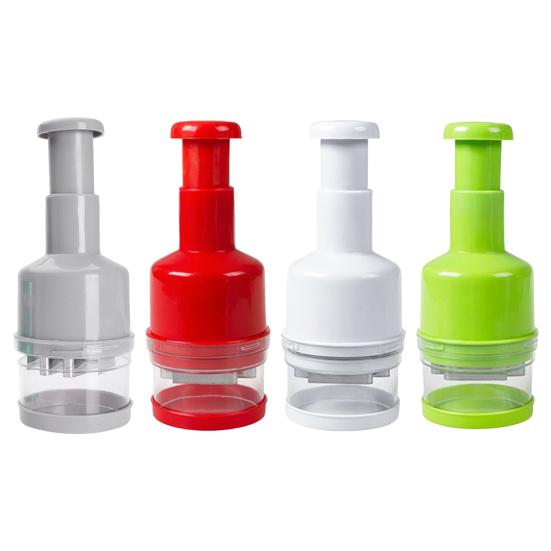 Manual Pressed Chopper with Non-Slip Handle Easy To Clean Versatile Compact Hand Press Food Chopper Vegetable Cutter