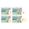Blister Plasters for Feet, 4 Boxes Invisible Hydrocolloid Gel Blister Bandages, Blister Cushions for Heel, Toe & Foot, Waterproof Bandages