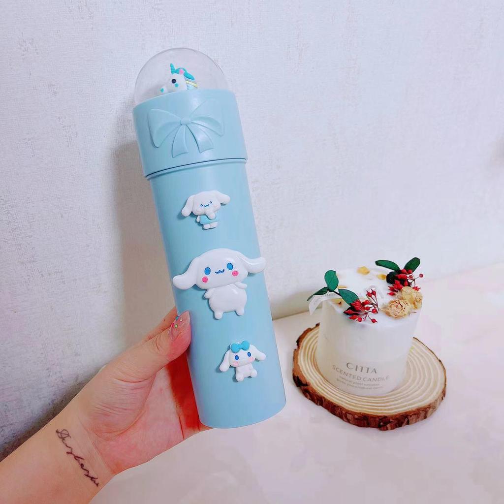 Children's Portable Toothbrush Holder and Mouthwash Cup - Cute Student Travel Toiletries Storage Box