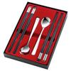 Set De Baguettes Et Cuillères - ZWILLING - 10 Pièces - Plastique Et Acier Inoxydable - Couleur Rouge - Élégant