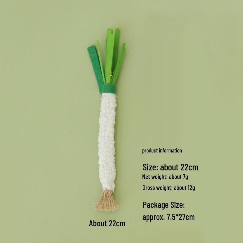 Matatabi Scallion Carrot Chew Toy: Self-Play Decompression for Cats