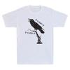 Men's and Women's T-shirts F-Caw-F Black Crow Pun Funny Bird Cawing Grunge Meme Humor Saying