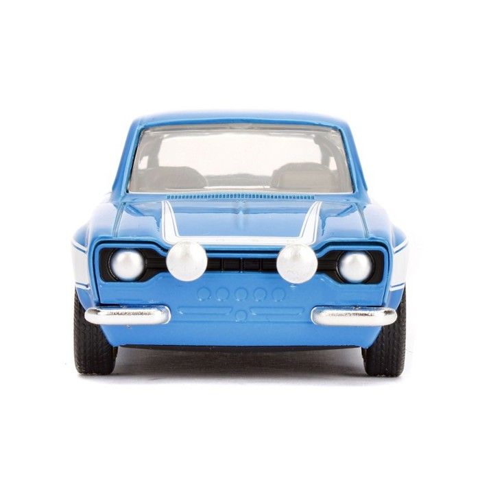 Modèle réduit - jada - ford escort mki rs2000 - bleu - échelle 1:32 - roues fonctionnelles
