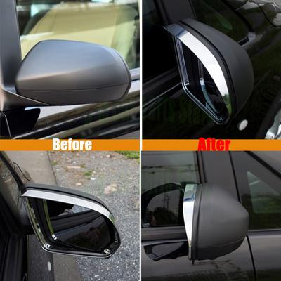 Rain Shield Reversing Mirror Ring Cover Automobile Rearview Mirror Sticker Rain Eyebrow For Mercedes Benz Vito W447