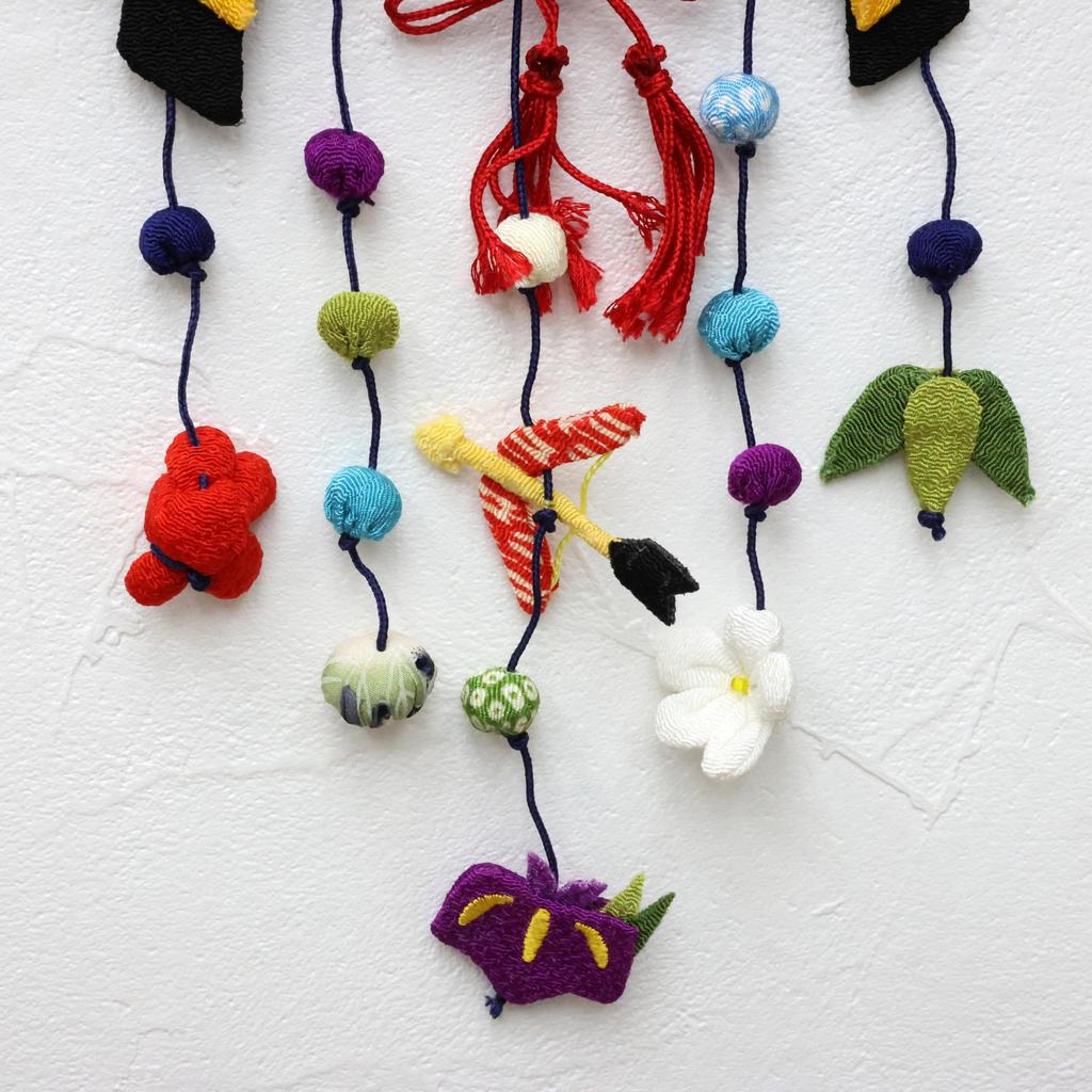 Chirimen Hanging 30cm Mini Carp May Festival First ed90 Decoration, Helmet, Tall, Size, Streamer, Doll, Helmet, Compact, Festival, Boys' Festival,