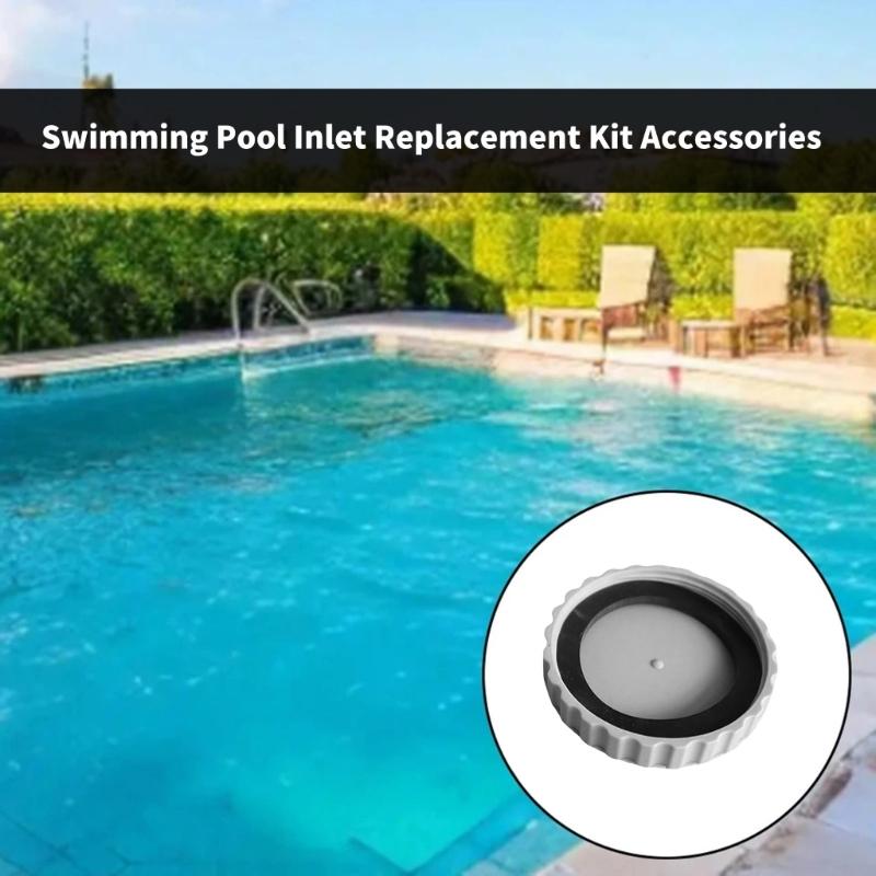 2Pcs Ground Swimming Pool Repair Kits Replacement Pool Inlet Adapters Winter Plugs Set Pool Maintenance Accessories
