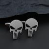 Trendy Skull Metal Suit Cufflinks, Men's Personalized Stainless Steel Badge, Jacket/backpack Decorations.