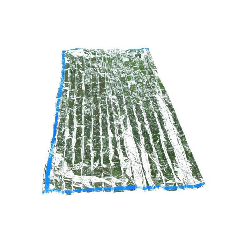 Silver Thermal Emergency Sleeping Bag with Foil Coating - Outdoors & Camping Essentials