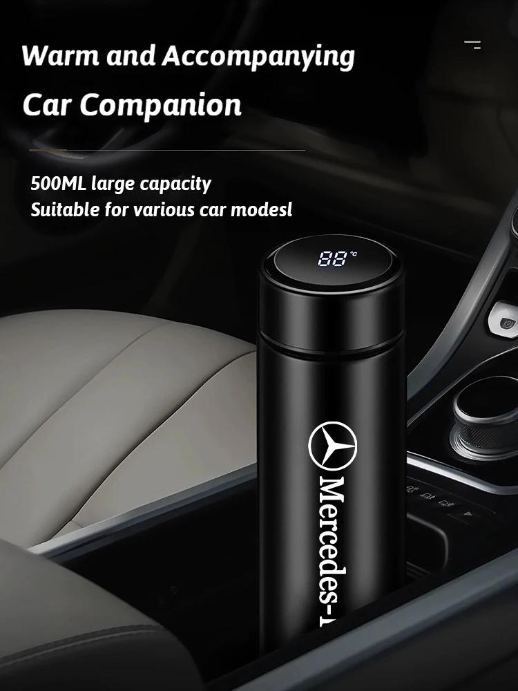 Taza de café portátil aislada de acero inoxidable para Mercedes Benz AMG W177 W176 X166 X167 C257 C218 X253 C118 C11