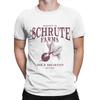 Fashion The Office   T-Shirt for Men Round Collar Pure Cotton T Shirts Schrute Farms Short Sleeve Tees Gift Idea Clothes