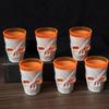 LED Light Skull Head Glowing Wine Cup Double Layer Design Drinking Mug  Bar
