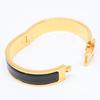 HERMES H700001 Click H Bangle Black / goldUsed