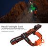 Outdoor Headlamp Elastic Strap Hands Free Headlamp Holder Strap For 22 To 32mm Diameter Flashlight