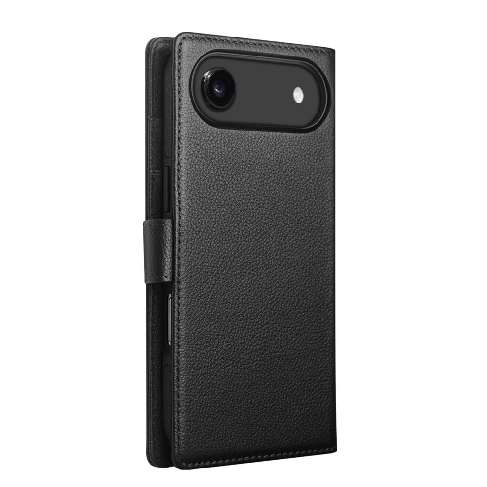 QIALINO For iPhone Air Case Compatible with MagSafe Detachable Genuine Cow Leather Wallet Phone Cover