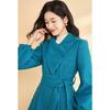 Kebeier Women's Irregular Design Padded Wool Blend Winter Coat