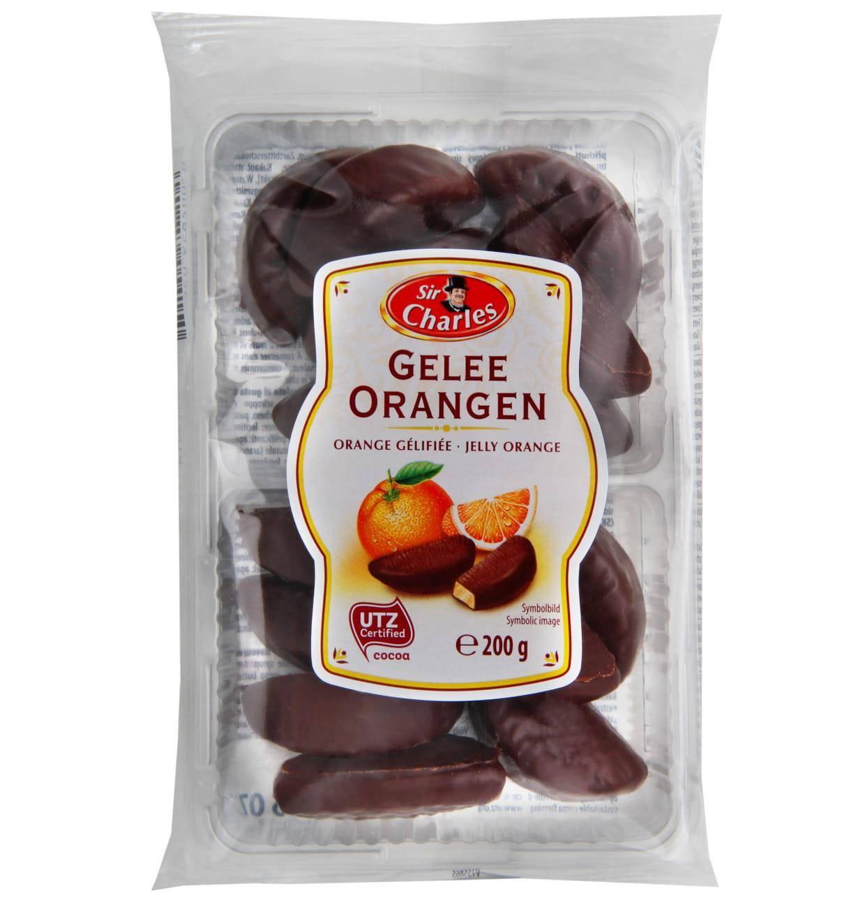 SirCharles Orangen-Gelee in Schokolade 200 g
