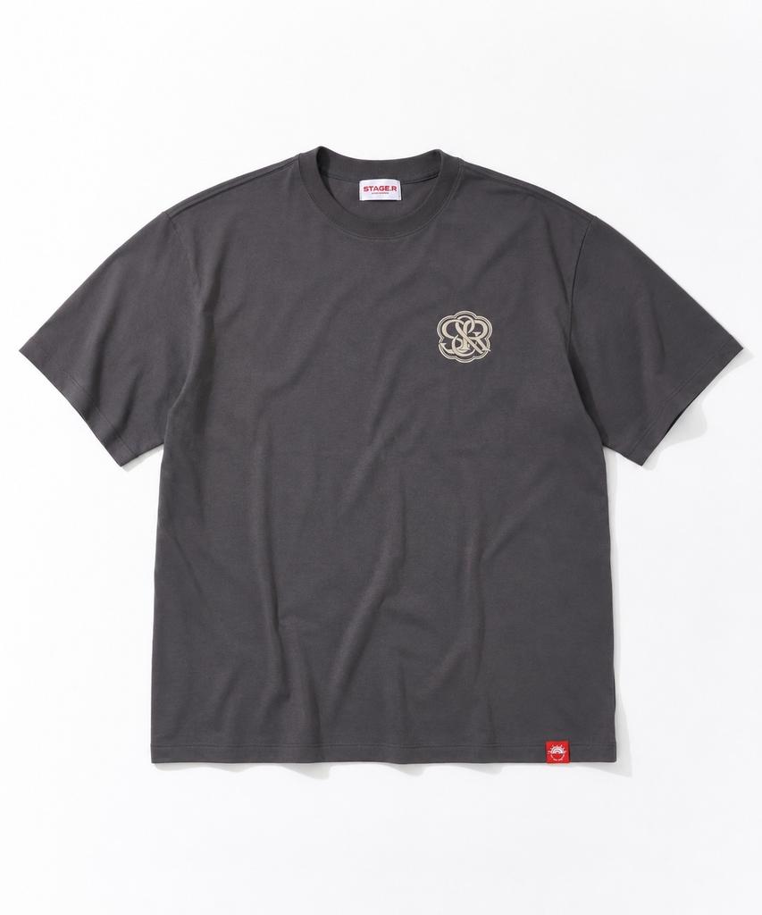 Seuteijial Signature Serve Short Sleeve T-Shirt [Charcoal]