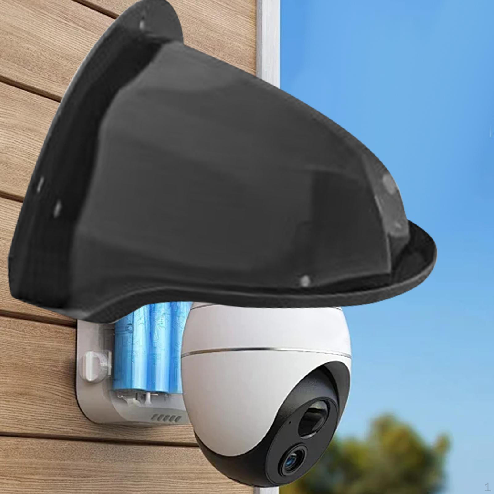 

Камера безпеки Сонцезахисний дощовик Багатоцільове кріплення на стіну Універсальний захисний дах для чорний