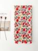New Elegant Women Silk Scarf Beach Wrap Shawl Lady Sweet Boho Pink Floral Print Femme Hijab Bandana Mujer Vacation Scarve Pareo