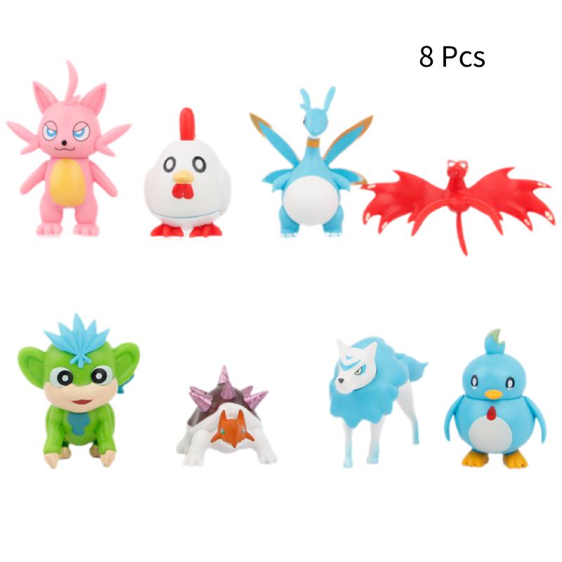 

Игрушки Фигурки Palworld ПВХ Модель Подарок на День рождения Детям Декор для дома и стола 8 шт. Кукла