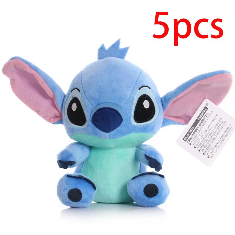 Genuine Stitch 25CM Plush Toy Kawaii Cartoon Cute Pillow Doll Anime Lilo Stitch Stuffed Toys Kids Birthday Gift